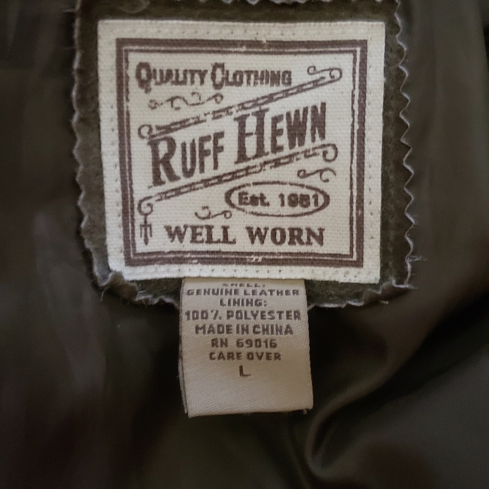 Ruff Hewn leather jacket